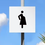 Cartello posto riservato donna incinta