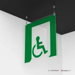 Cartello uscita d'emergenza disabili E026/ E030