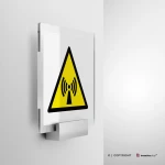 Cartello pericolo radiazioni non ionizzanti W005