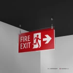Cartello uscita antincendio mod. 2:1