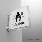 Cartello sauna