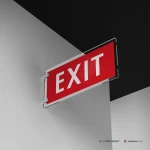 Cartello EXIT antincendio mod. 2:1