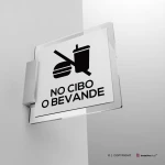 Cartello no cibo o bevande