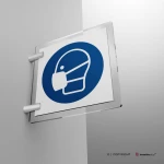 Cartello maschera obligatoria M016