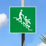 Cartello sedia di evacuazione E060