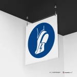 Cartello obbligatorio indossare le calzature antistatiche M032
