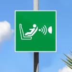 Cartello orientamento sedile per bambini (CPOD) E014