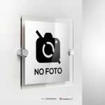 Cartello no foto