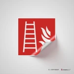Cartello scala antincendio F003