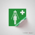 Cartello doccia di emergenza E012