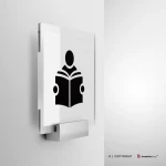 Cartello sala lettura