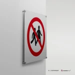 Cartello divieto di accesso ai bambini P036