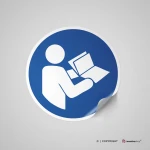 Cartello obbligo di leggere il manuale d'istruzione M002