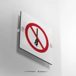 Cartello vietato annodare la corda P030
