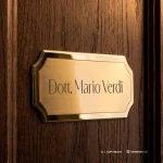 Dietro porta in Ottone Prestige