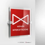Cartello valvola intercettazione