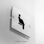 Cartello posto riservato donna incinta