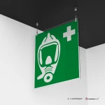 Cartello autorespiratore d'emergenza E029