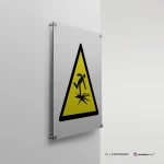 Cartello pericolo ghiaccio sottile W043