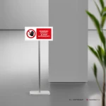 Cartello ingresso vietato ai non autorizzati mod. 2:1