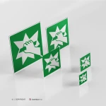 Cartello rompere per accedere E008