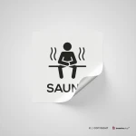 Cartello sauna